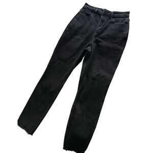 Hollister Black Denim 1R ULTRA HIGH-RISE MOM JEAN STRETCH 25 waist jeans pants